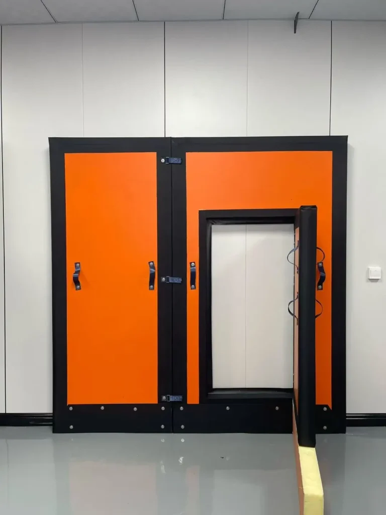 Door-in-door design insulated bulkhead